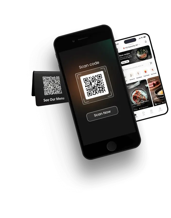 QR code menu ordering